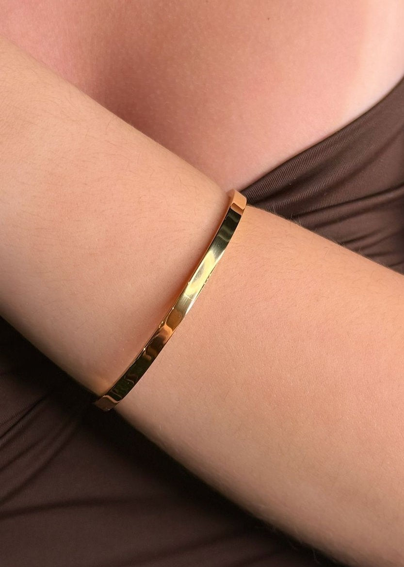 Bracelete Slim Gold Steel