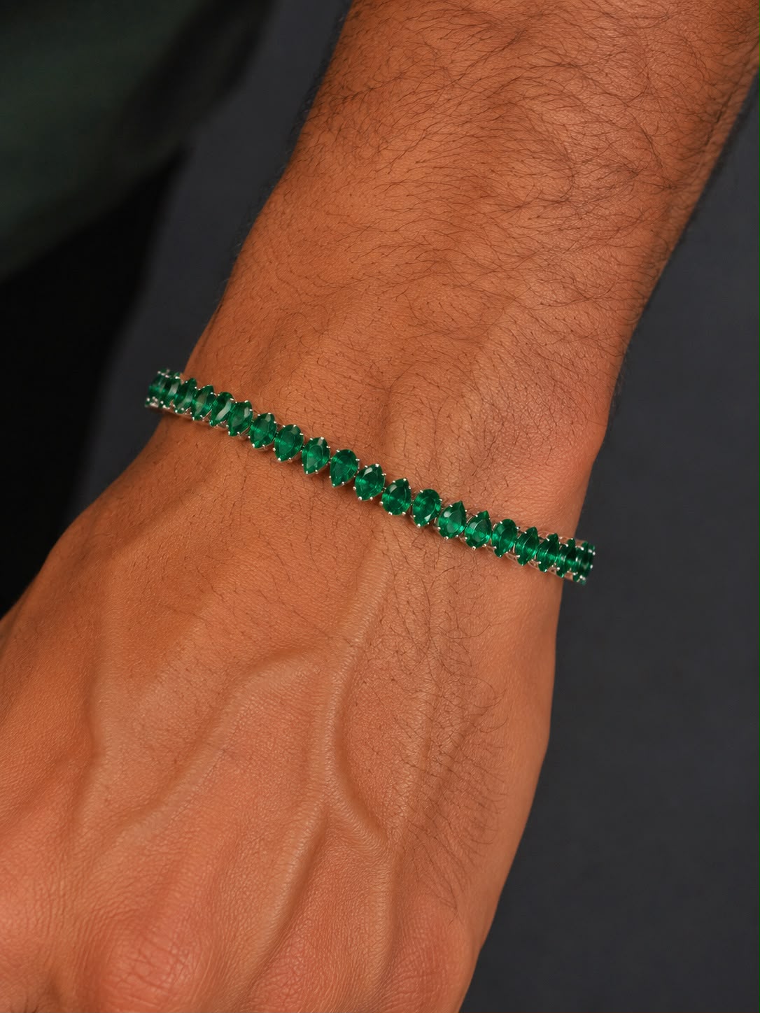 Bracelete Malik Esmeralda