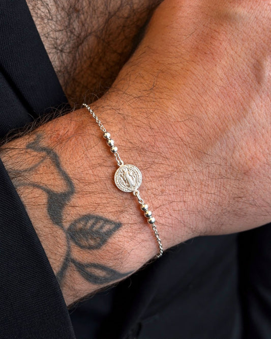 Pulseira São Bento Triple Prata925