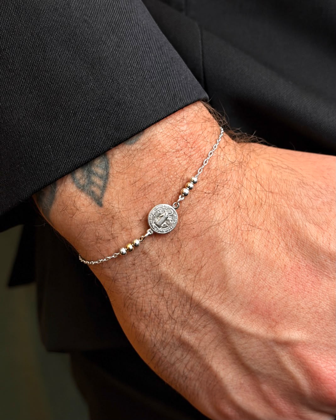 Pulseira São Bento Triple Prata925