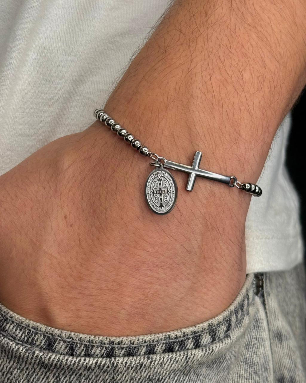 Pulseira Cruz e São Bento