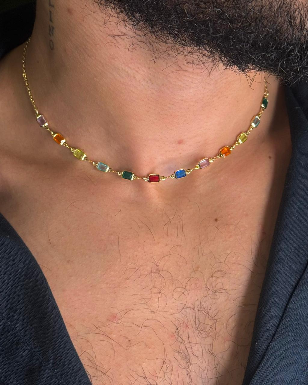 Choker Colors Silver