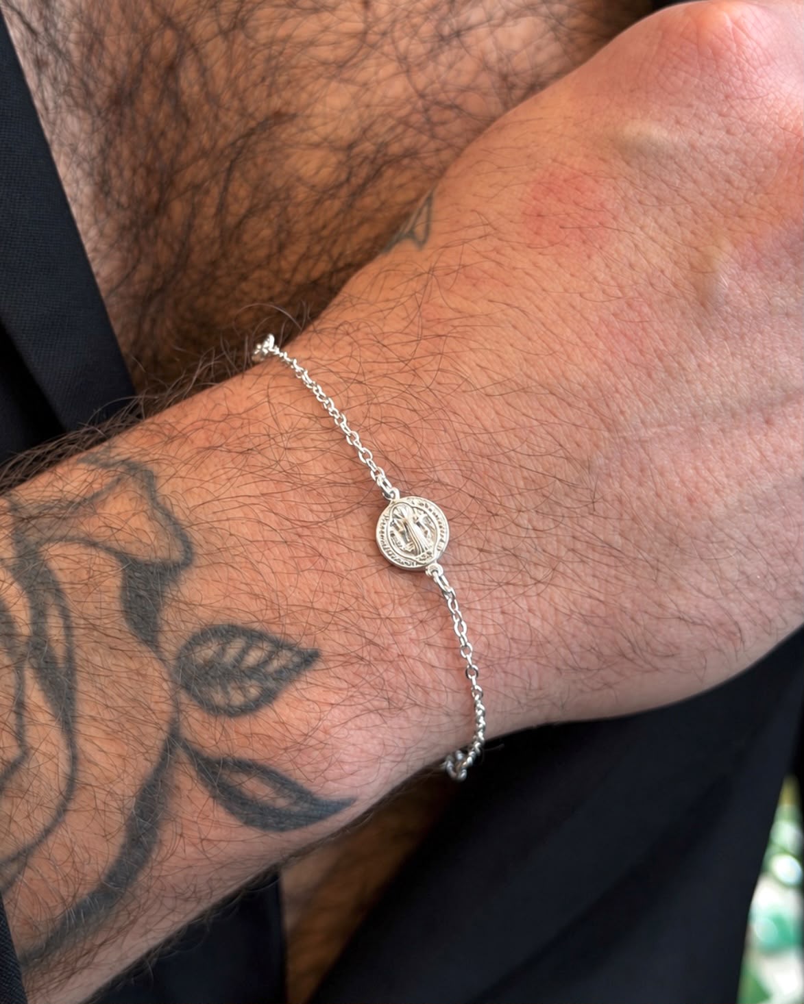 Pulseira São Bento Dots Cristal Prata925