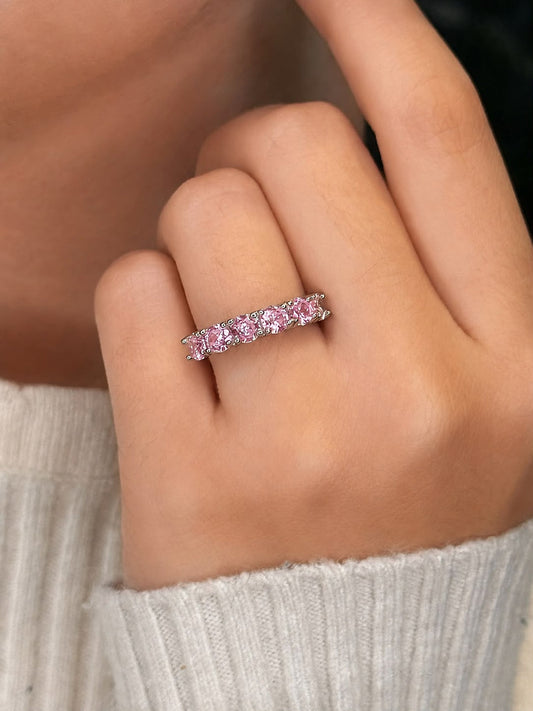 Anel Riviera Pink