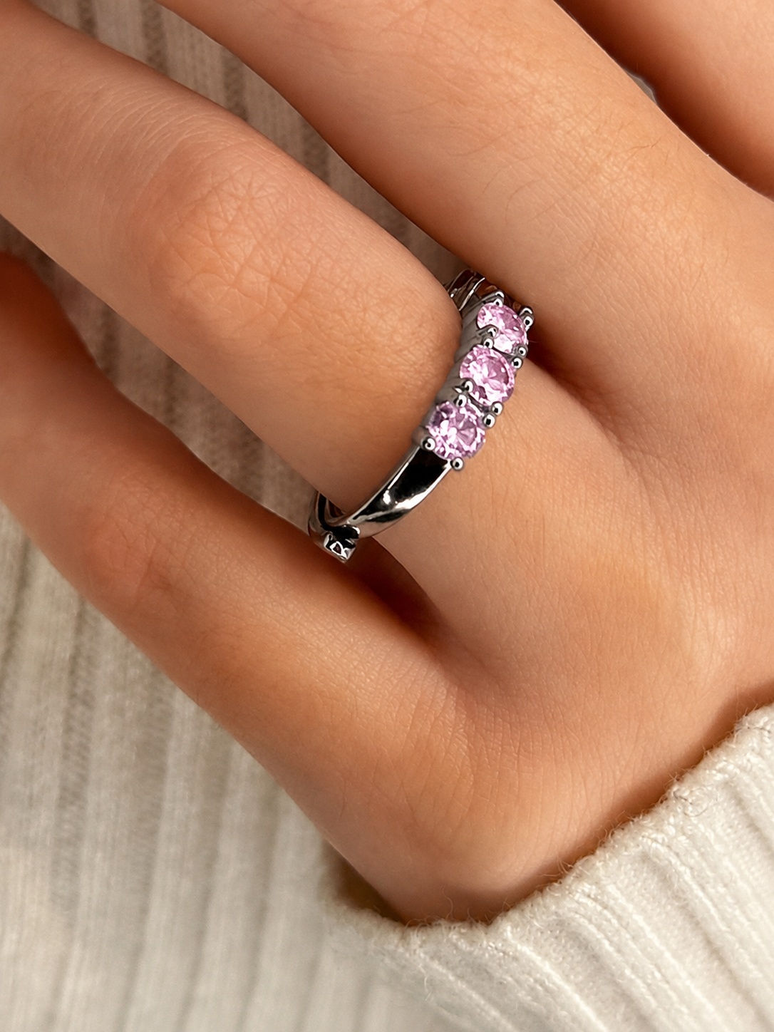 Anel Riviera Pink