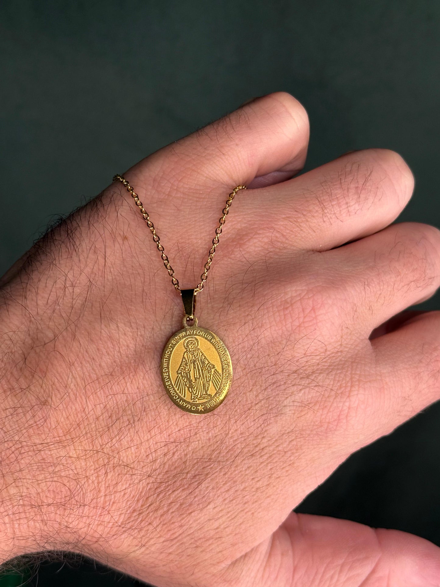 Colar Medalha Nossa Senhora das Graças