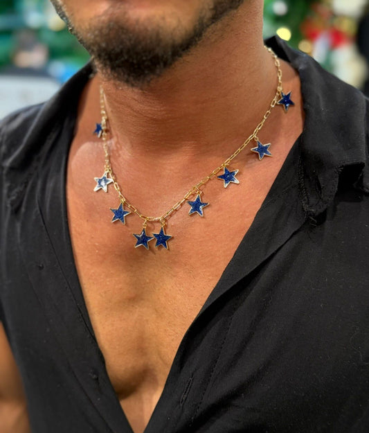 Colar Blue Stars