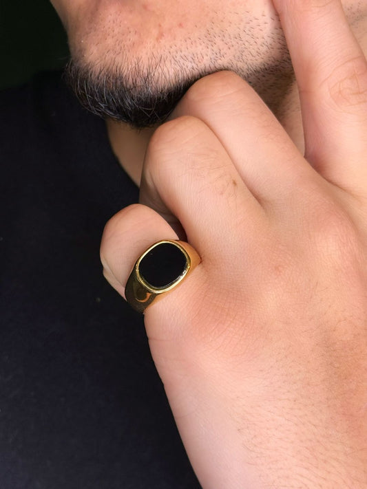 Anel Black and Gold