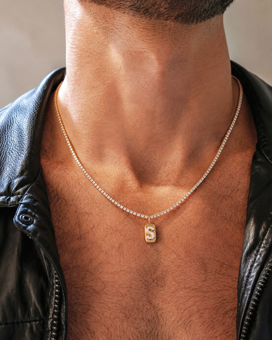 Colar Riviera Slim com Inicial