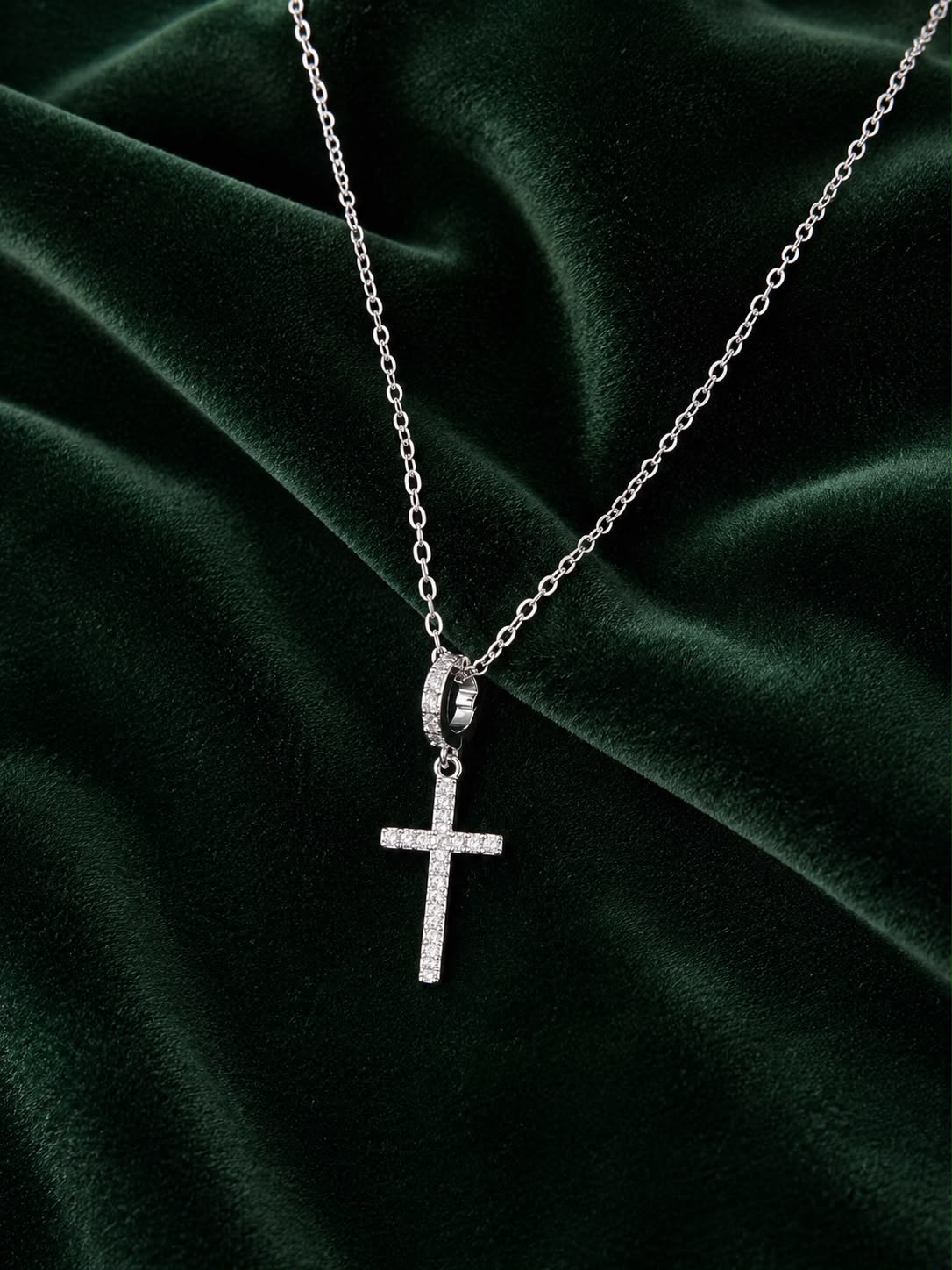 Colar Halo Cross