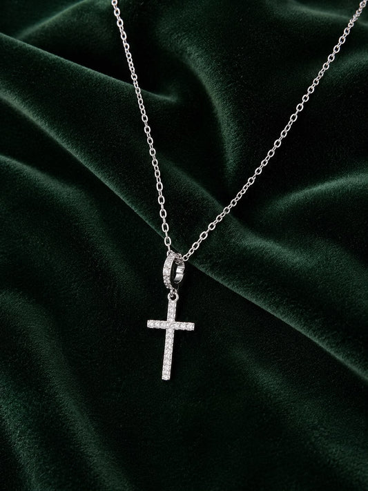Colar Halo Cross