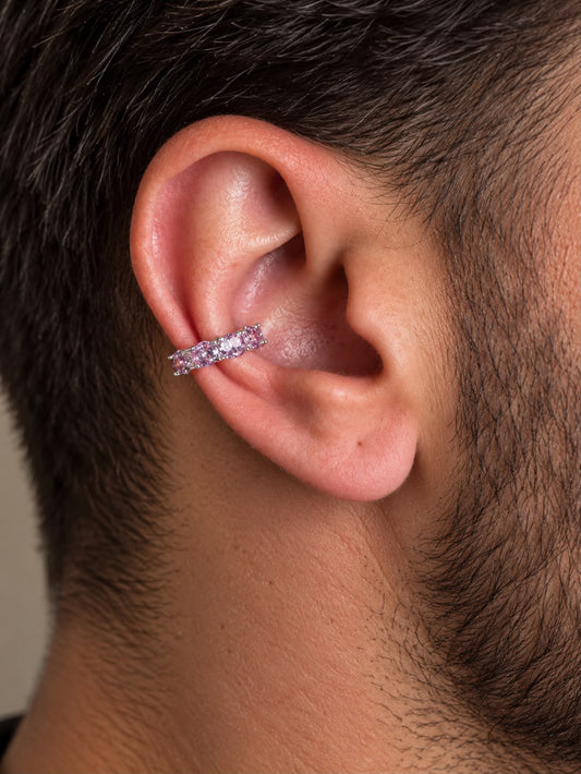 Piercing Squares Pink de Pressão