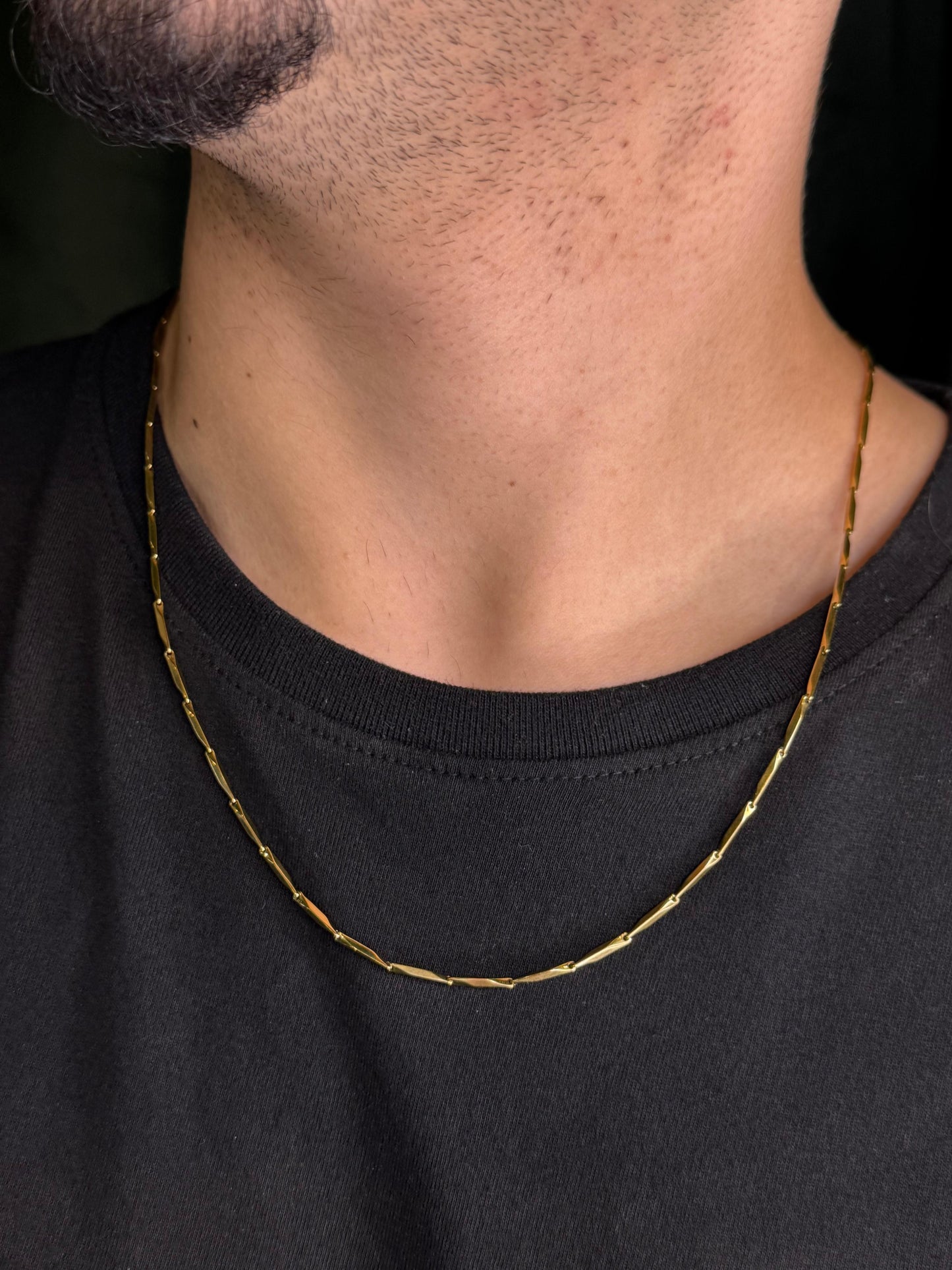 Colar Fancy Slim Steel