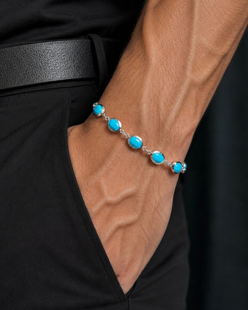 Pulseira Samir Turquesa