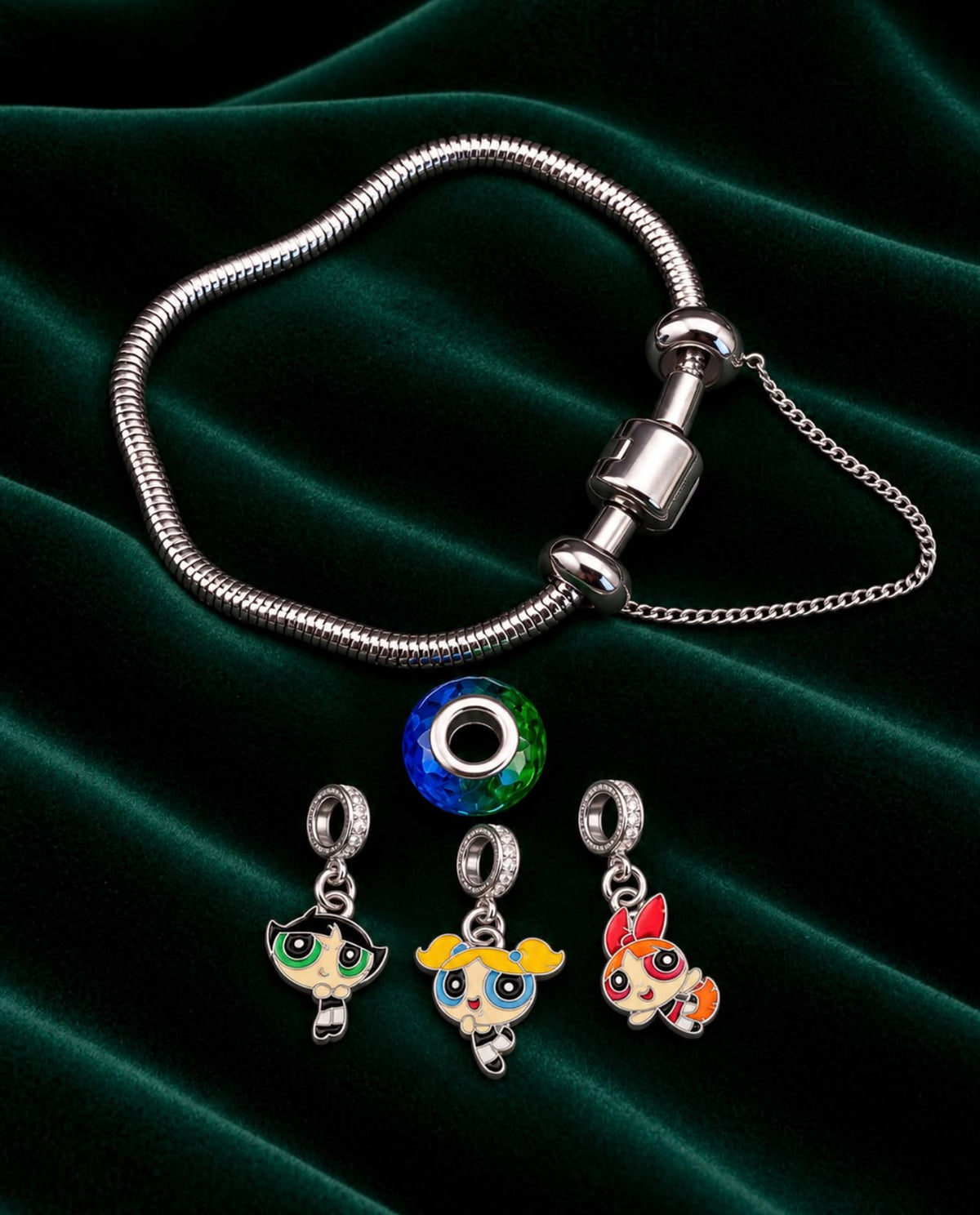 Kit Pulseira Berloques - Tipo 11
