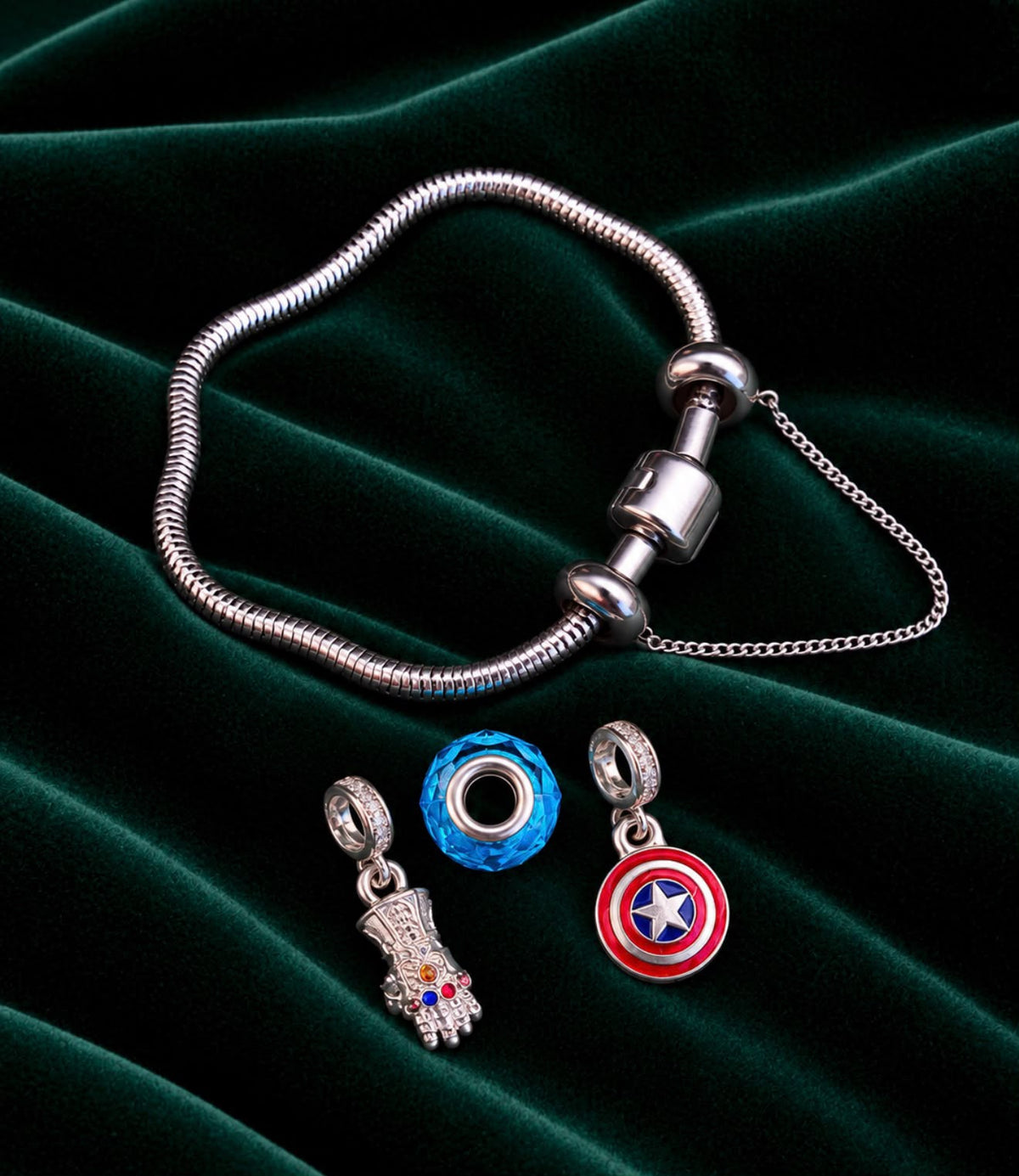 Kit Pulseira Berloques - Tipo 12