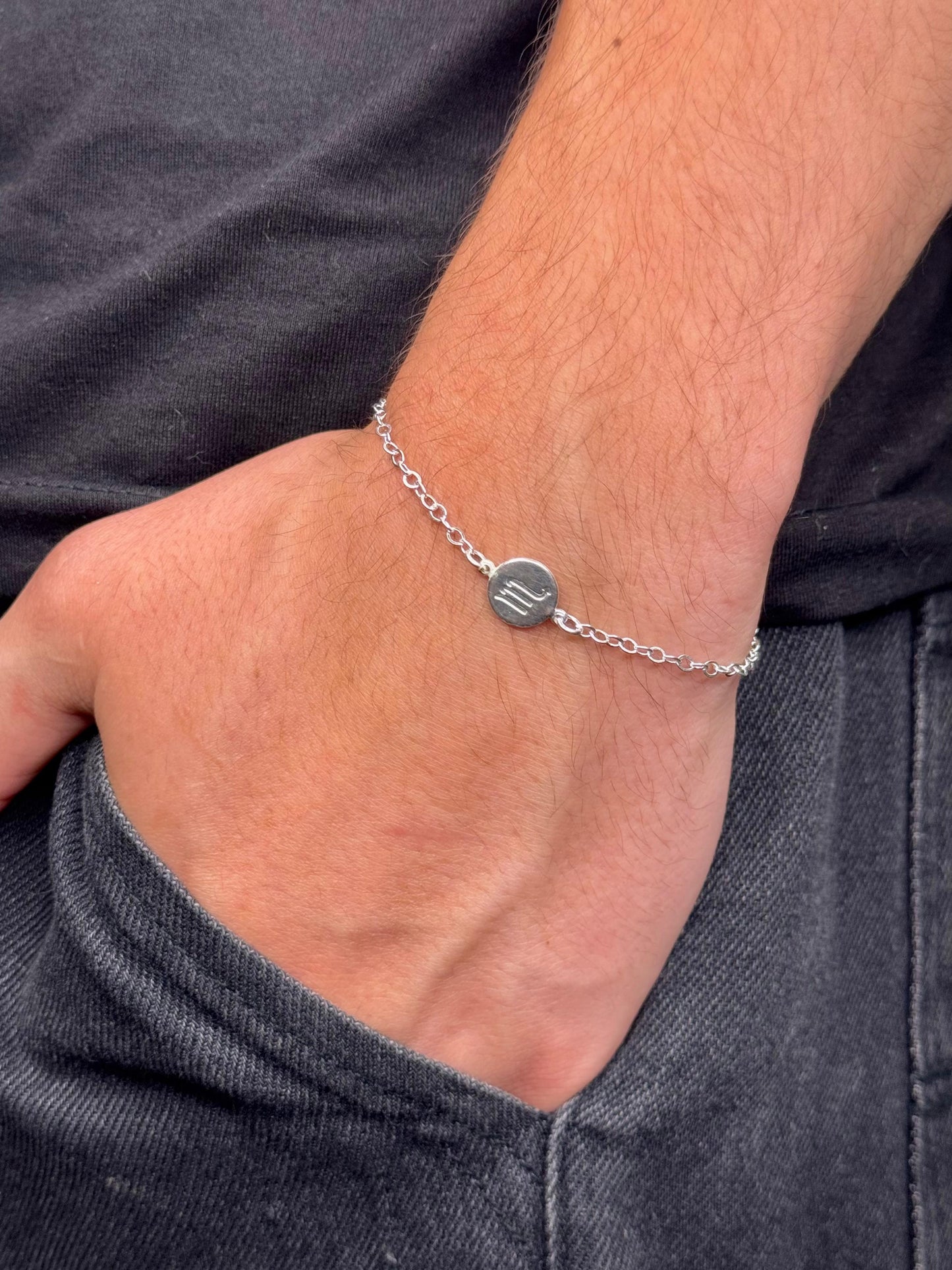 Pulseira Zodíaco Prata925 (Escolha o Signo)